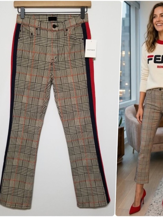 MOTHER Denim - NWT MOTHER The Insider Ankle Plaid - As Seen On Jamie Chung